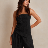 Arla Wide Leg Trouser - Black