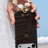 Amore Shell Detail Phone Wrist Chain by Orfila Bee