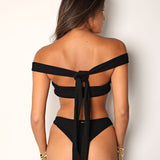 Thalia Multiway Bikini Top - Black Smoke