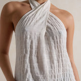 Vela Backless Maxi Dress - Coconut