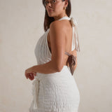 Alera Wrap Detail Mini Skirt - Coconut