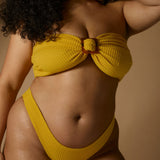 Thalia Multiway Bikini Top - Yellow Ochre