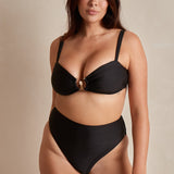 Sorelle Balconette Bikini Top - Black