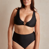 Isela Full Coverage Bikini Bottoms - Black