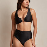 Rio Full Cup Bikini Top - Black
