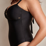Arora Balconette One Piece - Black
