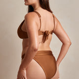 Aira High Waisted Bikini Bottoms - Sienna