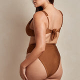 Aira High Waisted Bikini Bottoms - Sienna