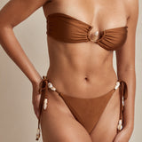 Savanna Tie Side Bikini Bottoms - Sienna