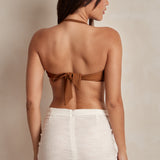 Alera Wrap Detail Mini Skirt - Coconut