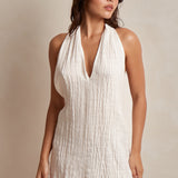 Vela Backless Mini Dress - Coconut